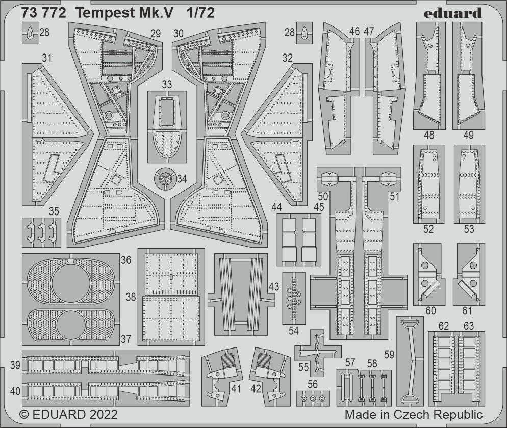 Hawker Tempest Mk.V (designed to be used with Airfix kits)