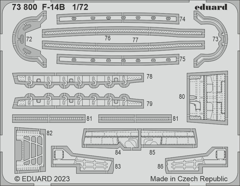 Grumman F-14B Tomcat (designed to be used with Academy kits)