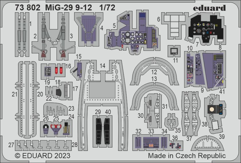 Mikoyan MiG-29 9-12 (designed to be used with Great Wall Hobby kits)