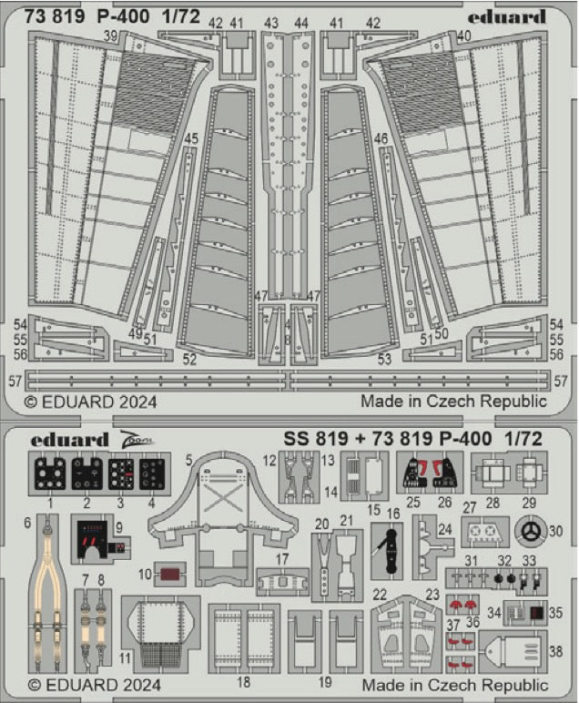 Bell P-400 1/72 (designed to be used with Arma Hobby kits)