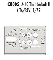 Fairchild A-10A Thunderbolt II (designed to be used with Italeri and Revell kits) (made from yellow Japanese produced Kabuki tape)