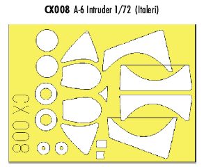 Grumman A-6E Intruder (designed to be used with Italeri kits) (made from yellow Japanese produced Kabuki tape)