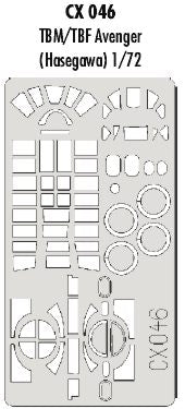 Grumman TBM/TBF Avenger (designed to be used with Hasegawa and Hobby 2000 kits) [TBM-1 TBM-3 TBM-3E TBM-3C TBM-1C/3 TBF-1C/TBM-1C TBF/TBM-1C] (made from yellow Japanese produced Kabuki tape)