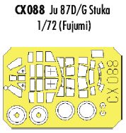 Junkers Ju-87D-1/ Ju-87G-2 'Stuka' (designed to be used with Fujimi and Hobby 2000 kits) (made from yellow Japanese produced Kabuki tape)[Ju-87D-3N/D-7]