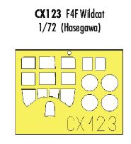 Grumman F4F Wildcat (designed to be used with Hasegawa kits) (made from yellow Japanese produced Kabuki tape)[F4F-3 F4F-4]