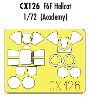 Grumman F6F Hellcat (designed to be used with Academy kits) (made from yellow Japanese produced Kabuki tape)