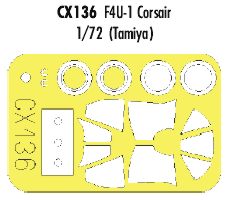 Vought F4U-1 Corsair (designed to be used with Tamiya kits) (made from yellow Japanese produced Kabuki tape)