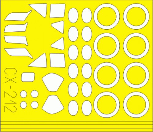 BAe Nimrod MR.1 / MR.2 / MR.2P / R.1. canopy frame paint mask (designed to be used with Airfix kits) (made from yellow Japanese produced Kabuki tape)