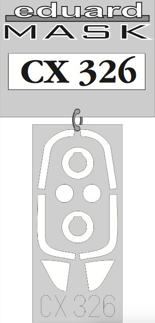 Folland Gnat T.1 canopy frame paint mask (designed to be used with Airfix kits) (made from yellow Japanese produced Kabuki tape)