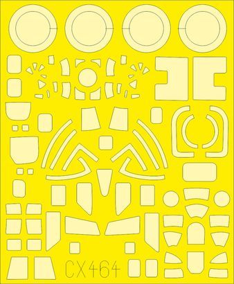 Boeing B-17G Flying Fortress (for 2016 mould) canopy frame paint mask (designed to be used with Airfix kits)[Mk.III]