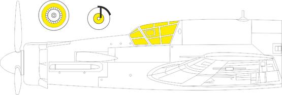 Dornier Do-335A-0 (designed to be used with Dragon and Hobby 2000 kits) (made from yellow Japanese produced Kabuki tape)