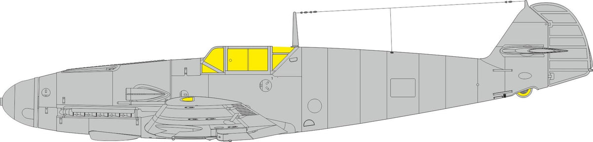 Messerschmitt Bf-109F Weekend 1/72 (designed to be used with Eduard kits)