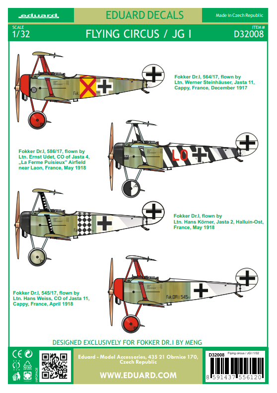 Flying circus / JG I(designed to be used with Kitty Hawk Models Models and Zimi Model kits)