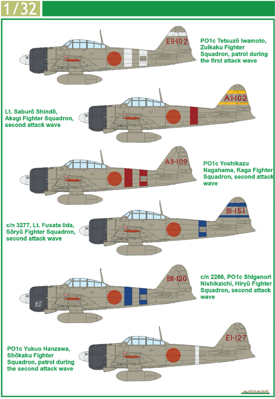 Mitsubishi A6M2 Zero TORA TORA TORA! (designed to be used with Tamiya kits)