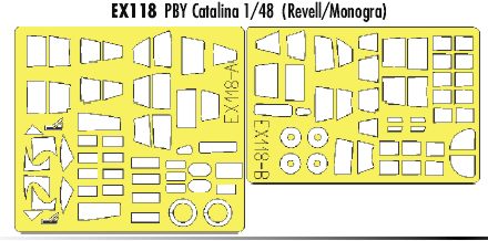 Consolidated PBY-5A Catalina (designed to be used with Monogram and Revell kits) (made from yellow Japanese produced Kabuki tape)