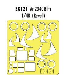 Arado Ar-234C 'Blitz' (designed to be used with Revell kits) (made from yellow Japanese produced Kabuki tape)