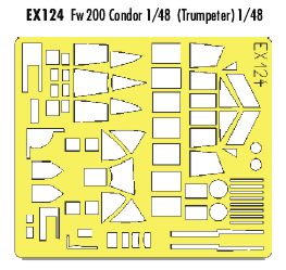 Focke-Wulf Fw-200 Condor (designed to be used with Trumpeter kits) (made from yellow Japanese produced Kabuki tape)