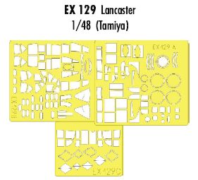 Avro Lancaster B.I/III (designed to be used with Tamiya kits) (made from yellow Japanese produced Kabuki tape)