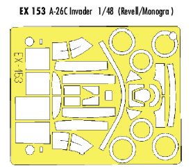 Douglas A-26C Invader (designed to be used with Monogram and Revell kits) (made from yellow Japanese produced Kabuki tape)