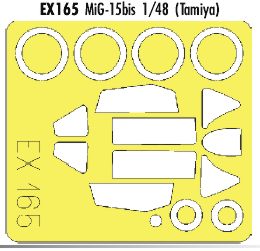 Mikoyan MiG-15Bis (designed to be used with Tamiya kits) (made from yellow Japanese produced Kabuki tape)