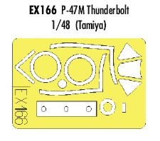 Republic P-47M Thunderbolt (designed to be used with Tamiya kits) (made from yellow Japanese produced Kabuki tape)