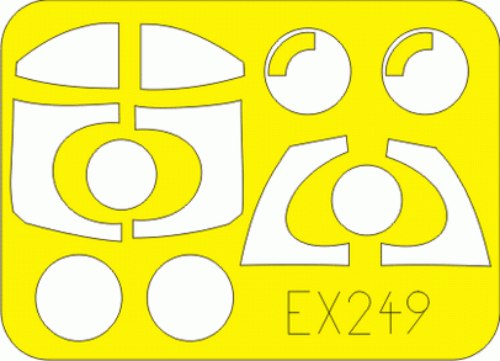 Saab J-35 'Draken' (designed to be used with Eduard kits and Hasegawa kits) (made from yellow Japanese produced Kabuki tape) [J-35F/J-35J]