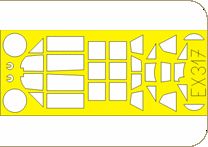Messerschmitt Bf-109E-4 (designed to be used with Airfix kits) (made from yellow Japanese produced Kabuki tape)[Bf-109E-4/E-4 Bf-109E-4/E-1]