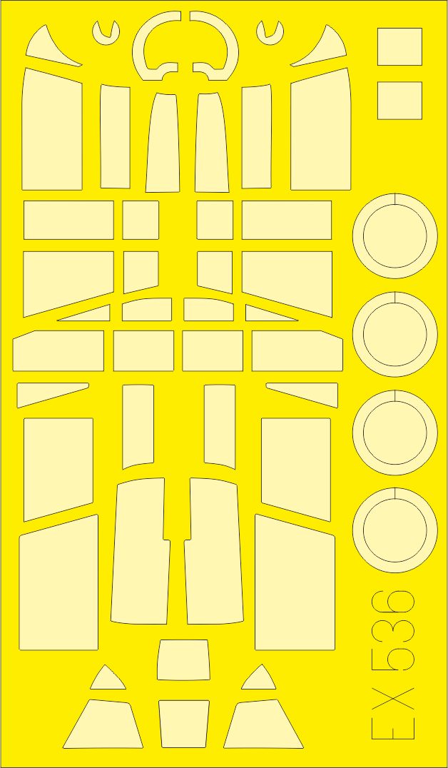 Junkers Ju-87B-1 'Stuka' (designed to be used with Airfix kits) (made from yellow Japanese produced Kabuki tape)