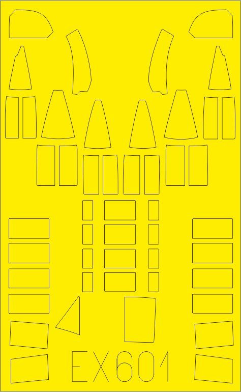 Boulton-Paul Defiant NF.I (designed to be used with Airfix kits) (made from yellow Japanese produced Kabuki tape)