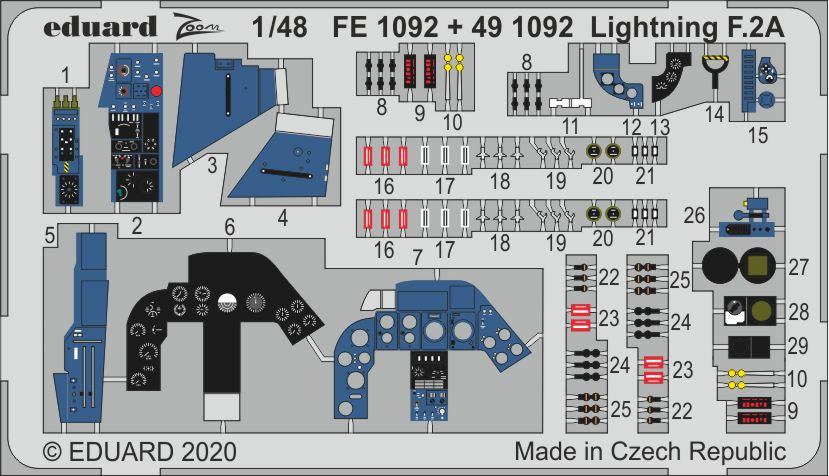 BAC/EE Lightning F.2A/F.6 (designed to be used with Airfix kits)
