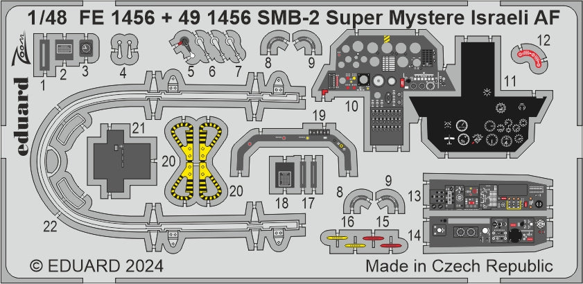 Dassault SMB-2 Super Mystere Israeli AF 1/48 (designed to be used with Special Hobby kits)