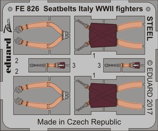 Seatbelts Italy WWII fighters STEEL