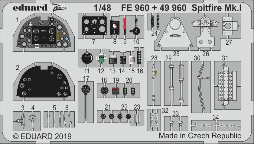 Supermarine Spitfire Mk.1 (designed to be used with Tamiya kits)