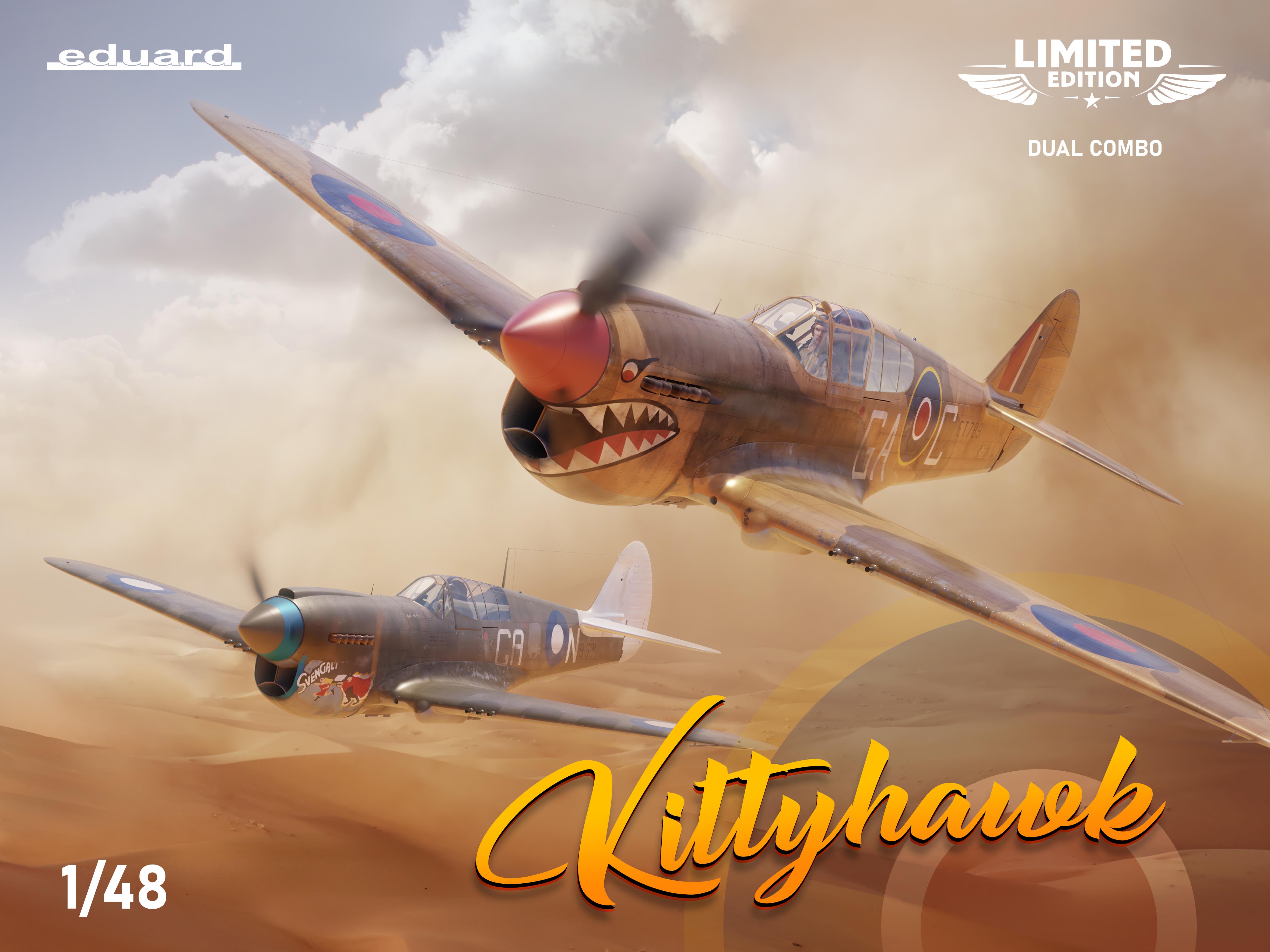 Eduard kits Curtiss KITTYHAWK DUAL COMBO EDK11187