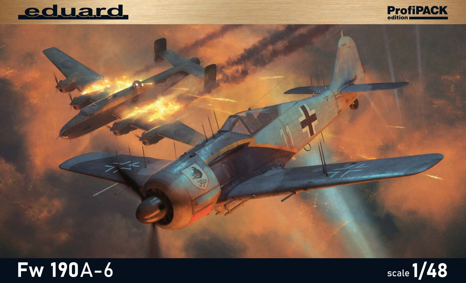 1/48 Focke-Wulf Fw-190A-6 The ProfiPACK edition kit Eduard - Model Aircraft