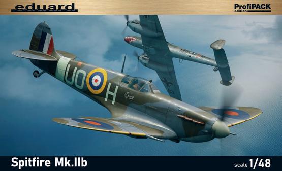 Eduard Supermarine Spitfire Mk.II Profipack edition kit of British fighter Spitfire Mk.IIb in 1:48 scale