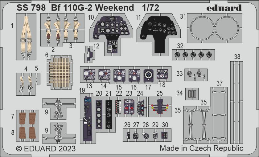 Messerschmitt Bf-110G-2 Weekend (designed to be used with Eduard kits)