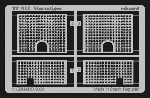 Sturmtiger 38cm Assault Mortar engine grilles (designed to be used with Tamiya kits)