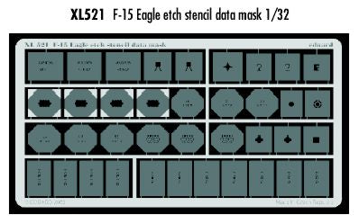 McDonnell F-15C Eagle etched stencil data paint mask