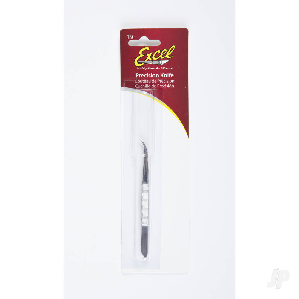 Excel 6in Curved Point Stainless Steel Tweezers (Carded) EXL30415 1