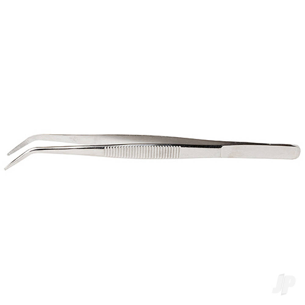 Excel 6in Curved Point Stainless Steel Tweezers (Carded) EXL30415 2