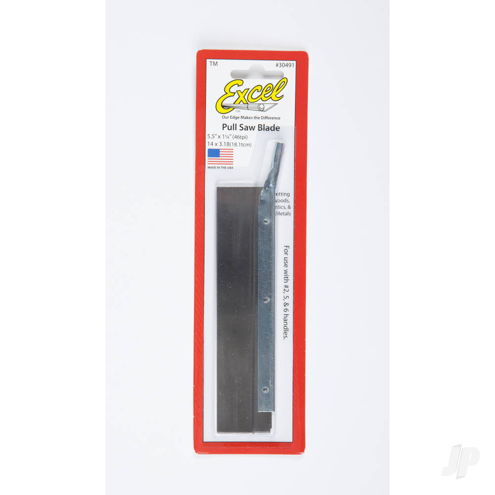 Excel 5.5in Pull Saw (13.3cm), 1.5in (3.81cm) Deep, 46 Teeth/Inch (18.1 TP - EXL30491 1