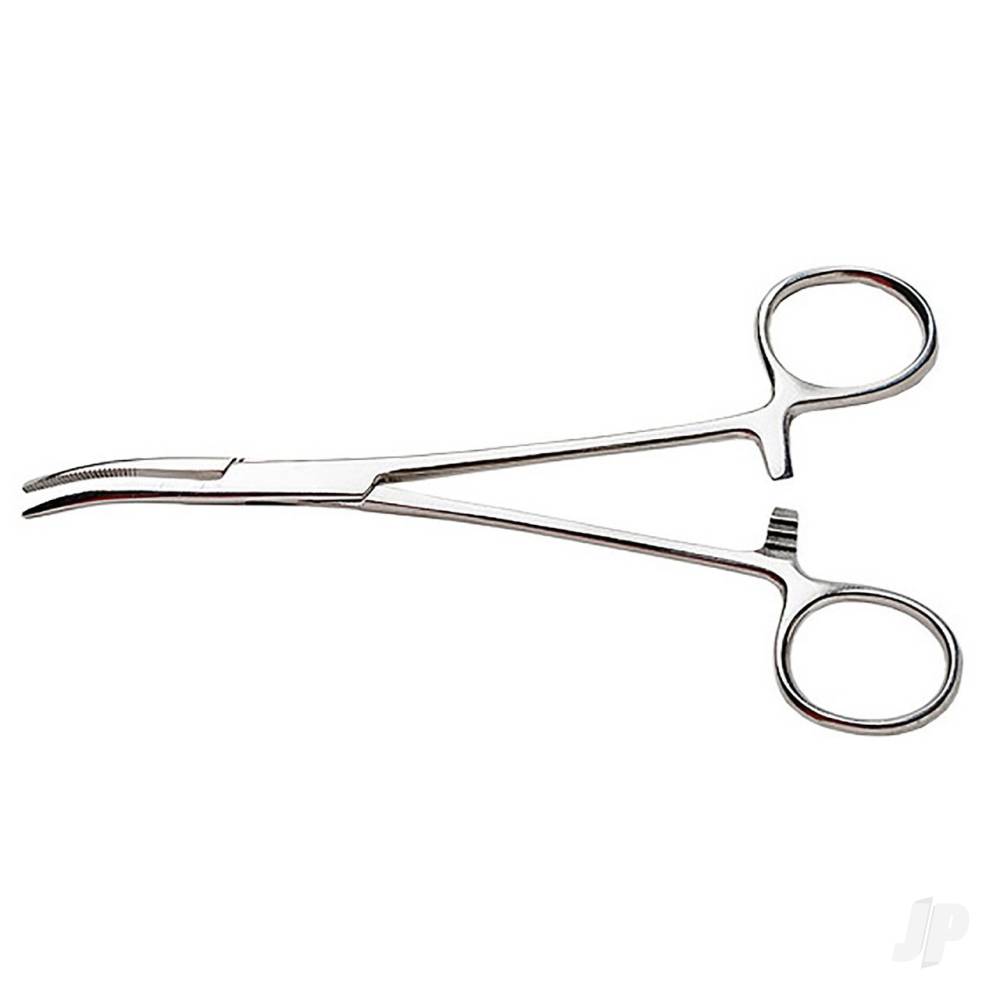 Excel 7.5in Curved Nose Stainless Steel Hemostats (Carded) EXL55531 Main