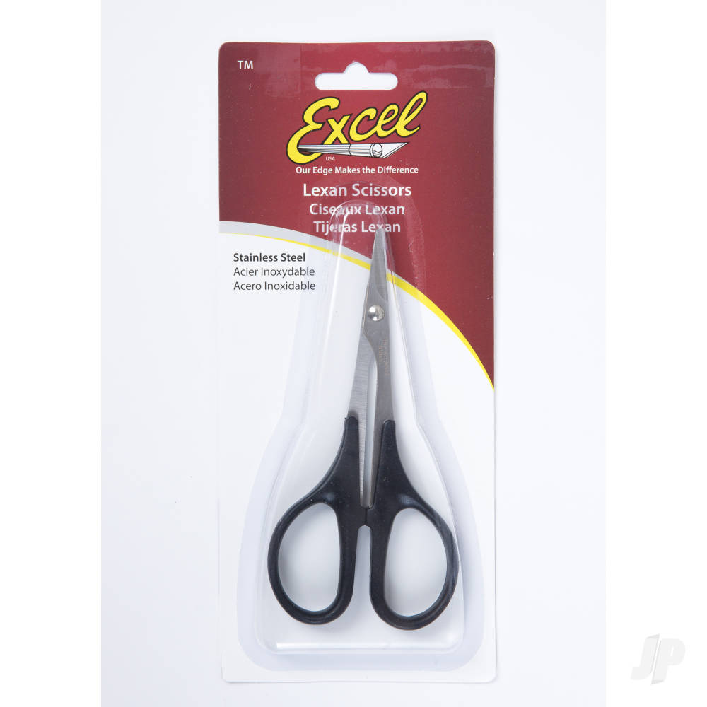 Excel 5.5in Lexan Stainless Steel Scissors, Straight (Carded) EXL55538 1