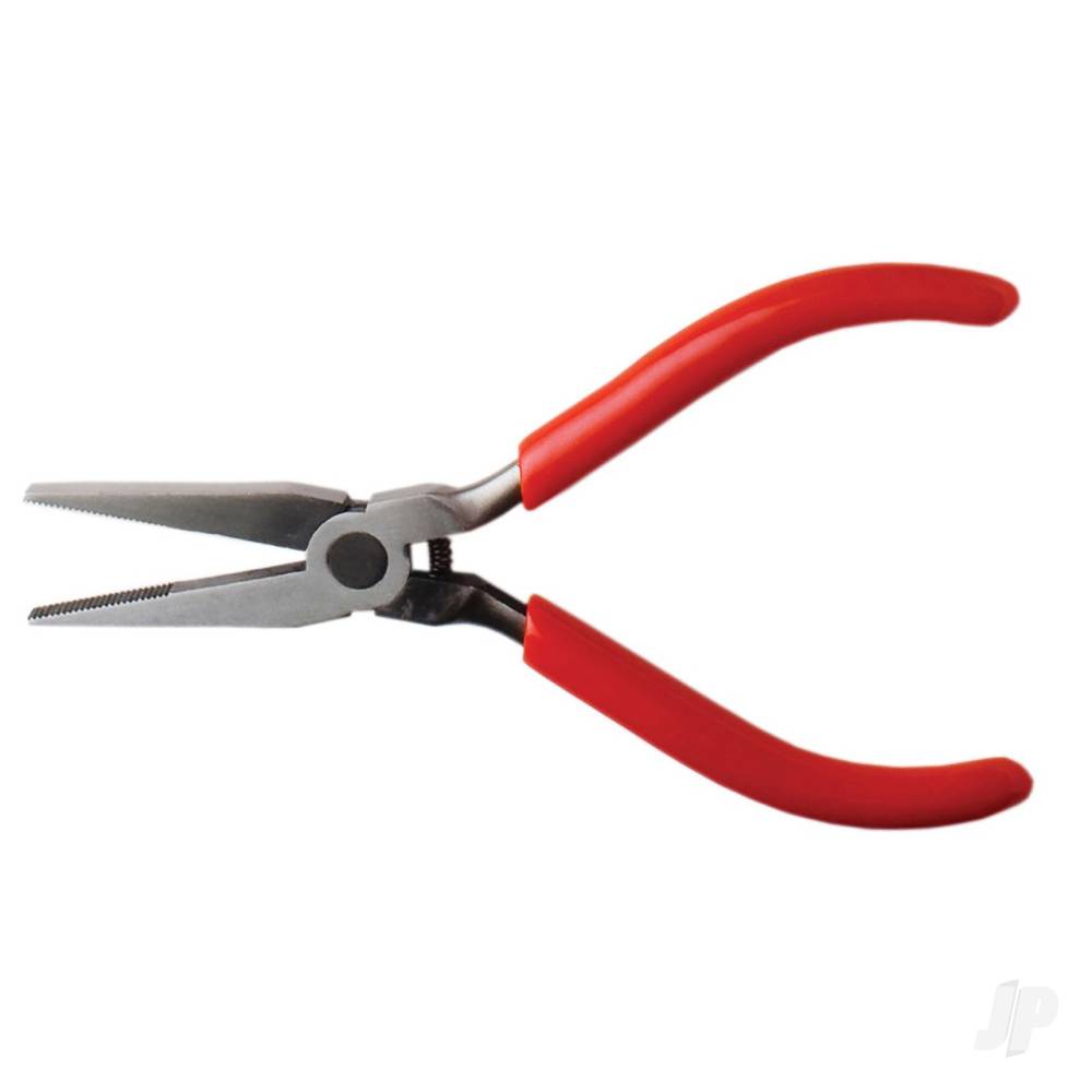 Excel 5in Spring Loaded Soft Grip Plier, Flat Nose (Carded) EXL55570