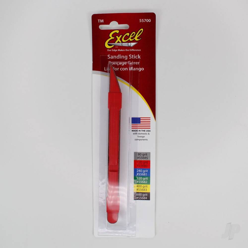 Excel Sanding Stick with #120 Belt (Carded) EXL55712