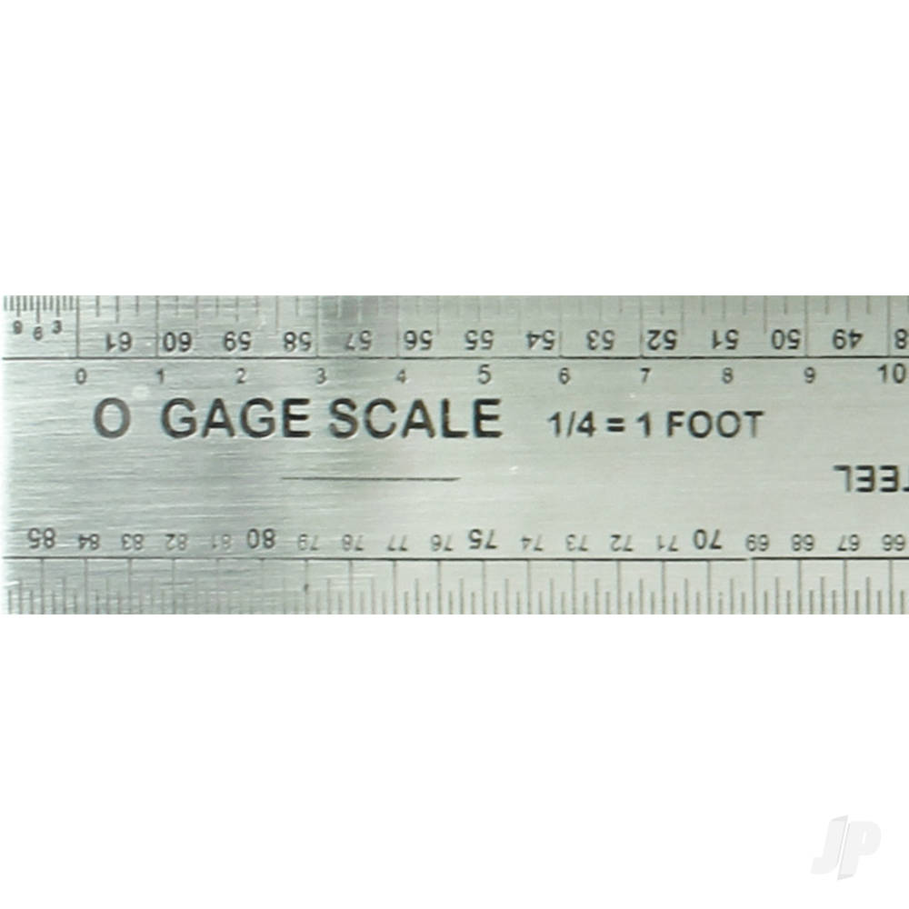 Excel 12in Scale Model Railroad Reference Ruler EXL55777 2