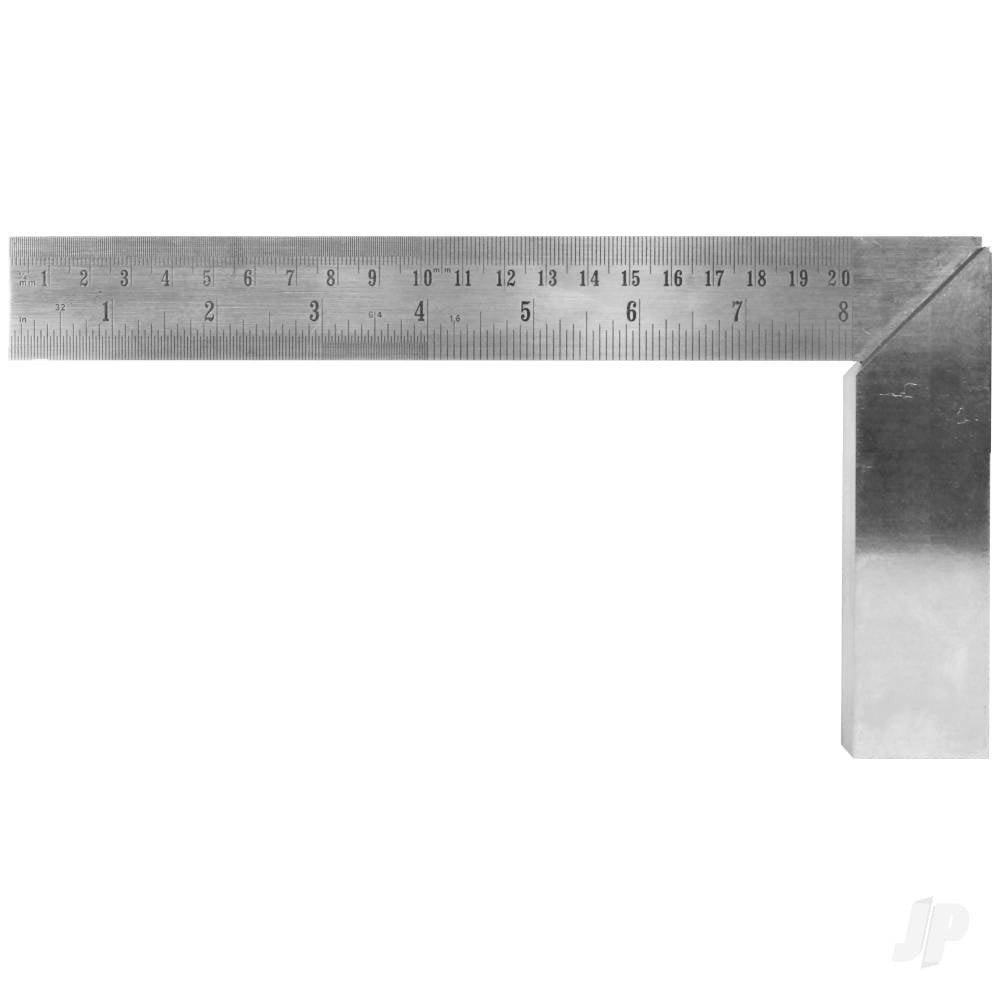 Excel 8in (20.32cm) Precision Carbon Steel Machine Square (Bulk) EXL60022