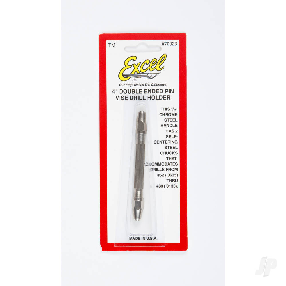 Excel 4in Double Ended Pin Vise (Carded) EXL70023 2