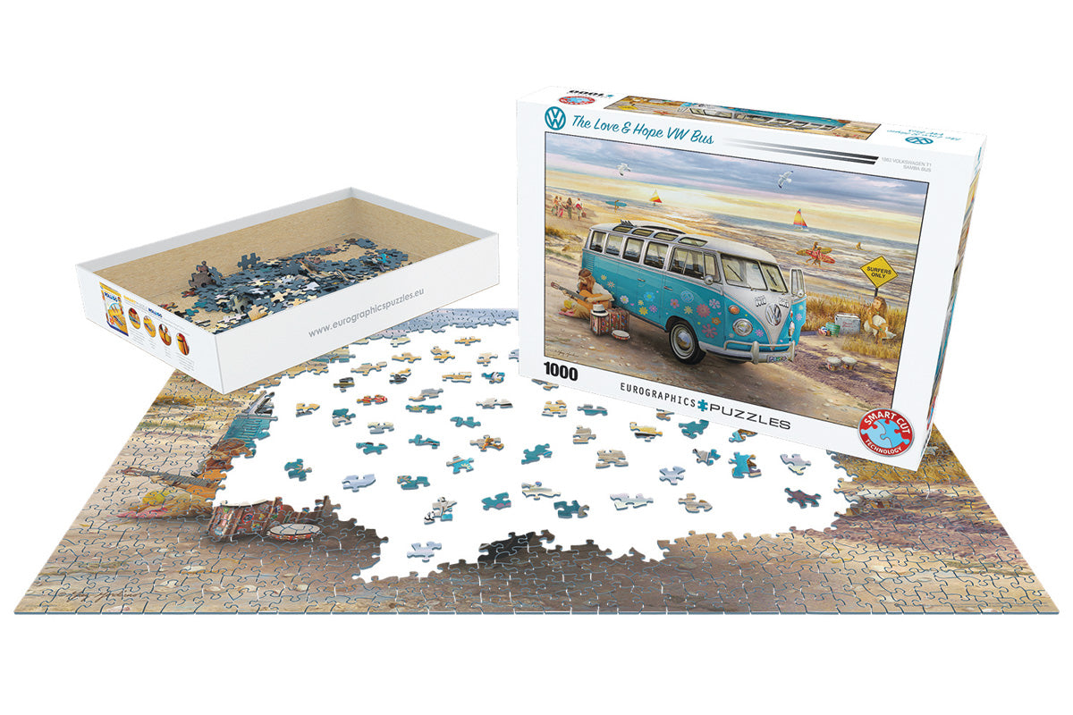 Eurographics Puzzle 1000 Pc The Love & Hope Vw Bus Eg60005310